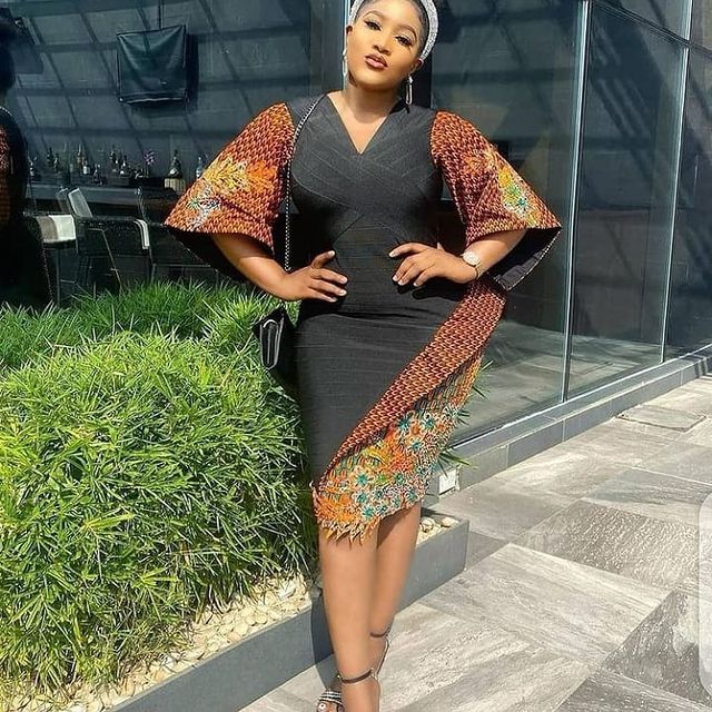 plain and ankara styles