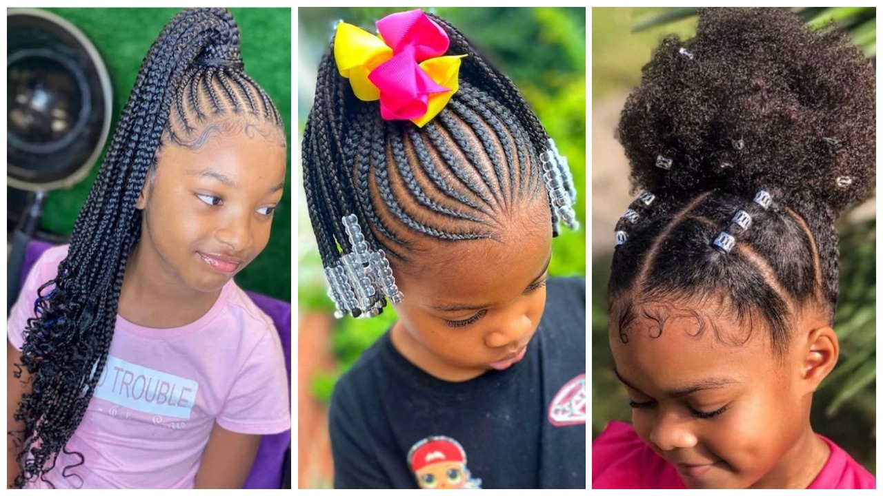 Pinterest | Girl hairstyles, Black kids braids hairstyles, Girls hairstyles  braids