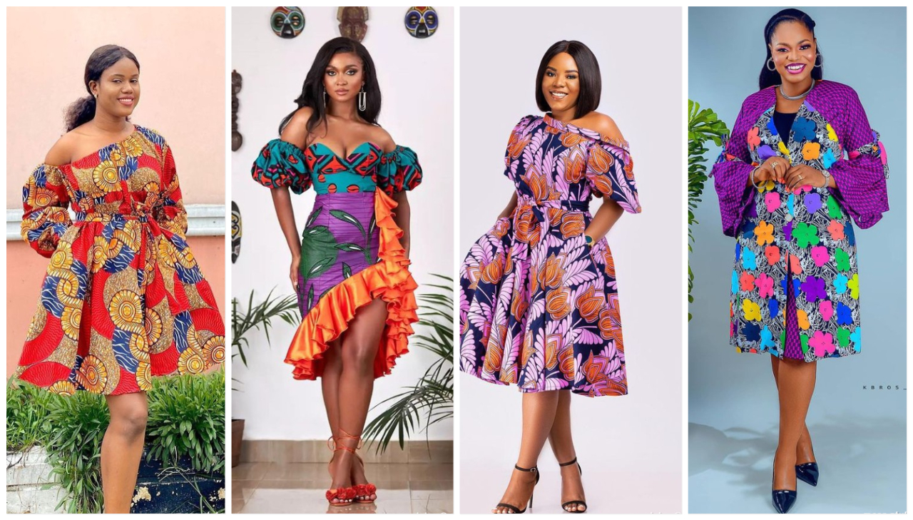 Latest Ankara Short Gown Styles in Vogue for Ladies/Women | Zaineey's Blog