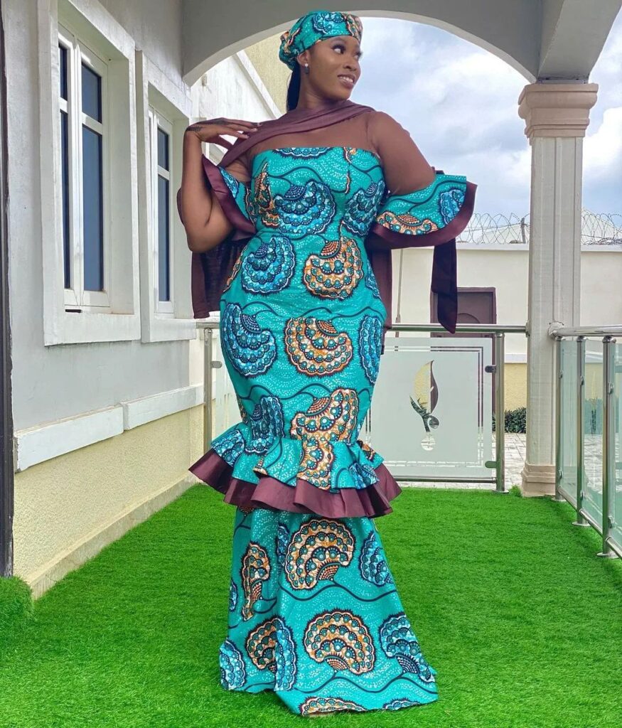 Stunning Hausa Ankara Styles Gown For Special Events