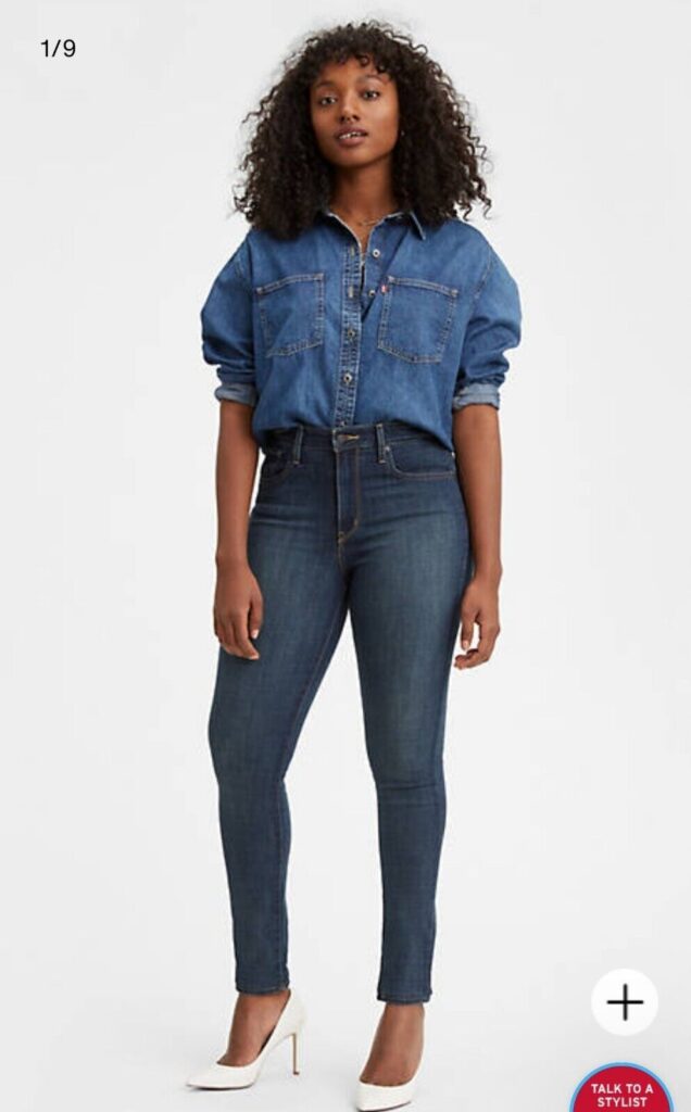 Levi's 721 High Rise Skinny Jeans