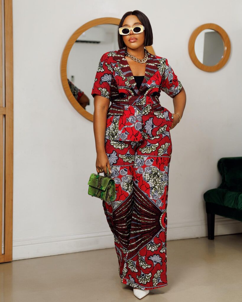 Ankara blazzer and Trouser Fashion