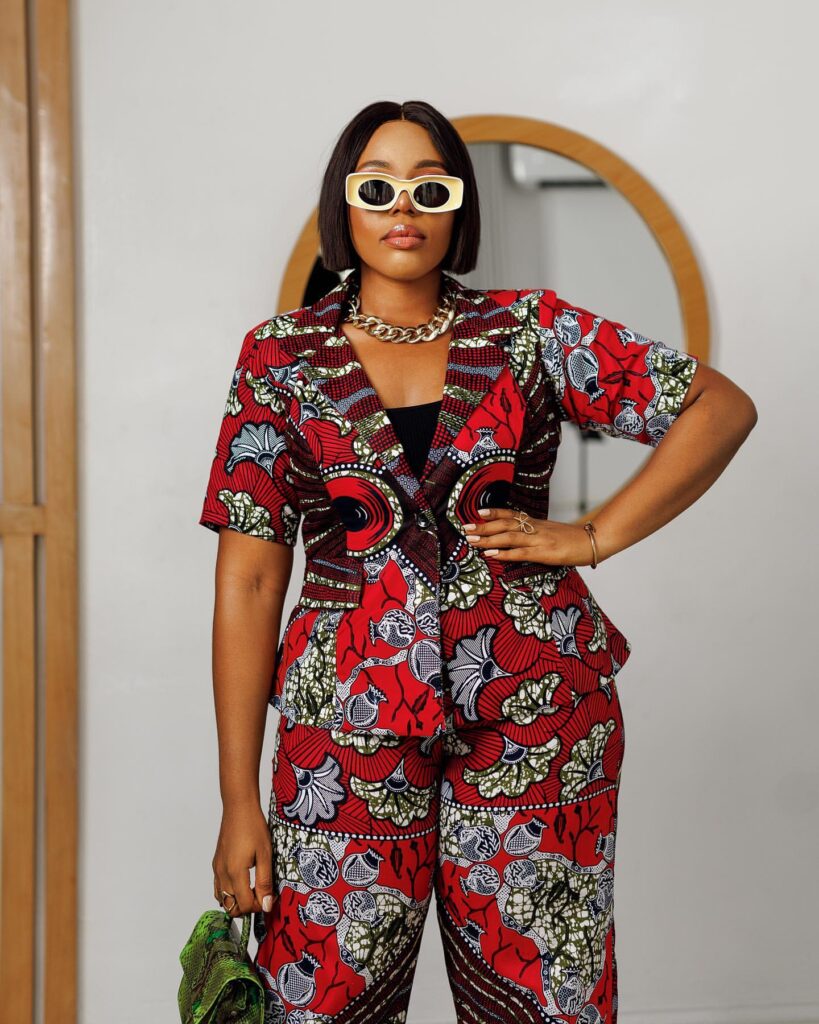 Ankara blazzer and Trouser Fashion