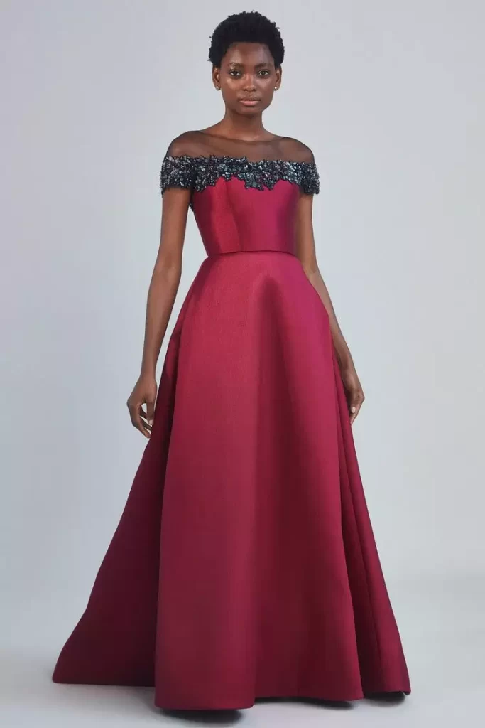 mikado bridesmaid dresses