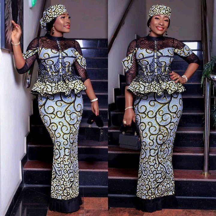 Ankara Skirt And Blouse Styles