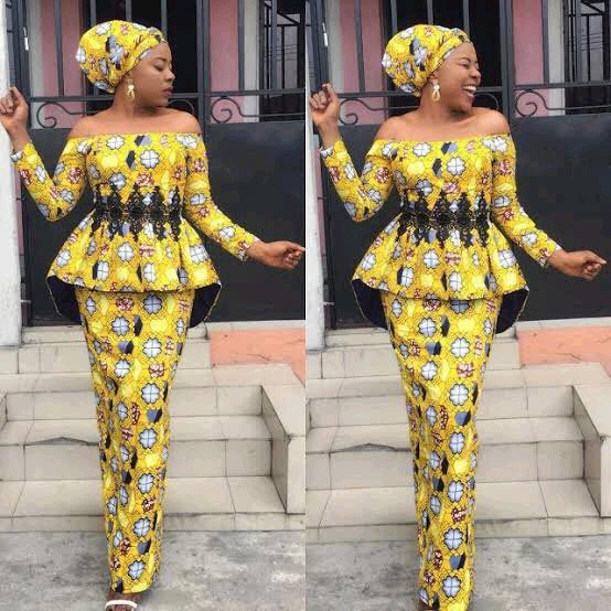 Ankara Skirt And Blouse Styles