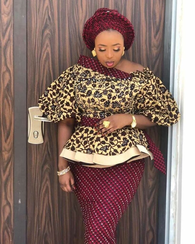 Ankara Skirt And Blouse Styles