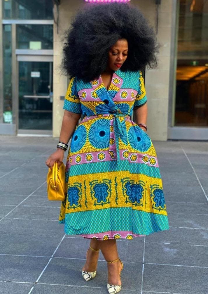 Ankara wrap dresses