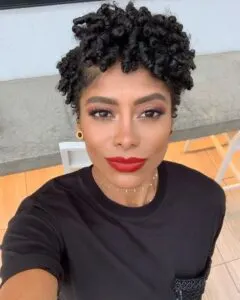 Cute Short Bantu Knot Haircut