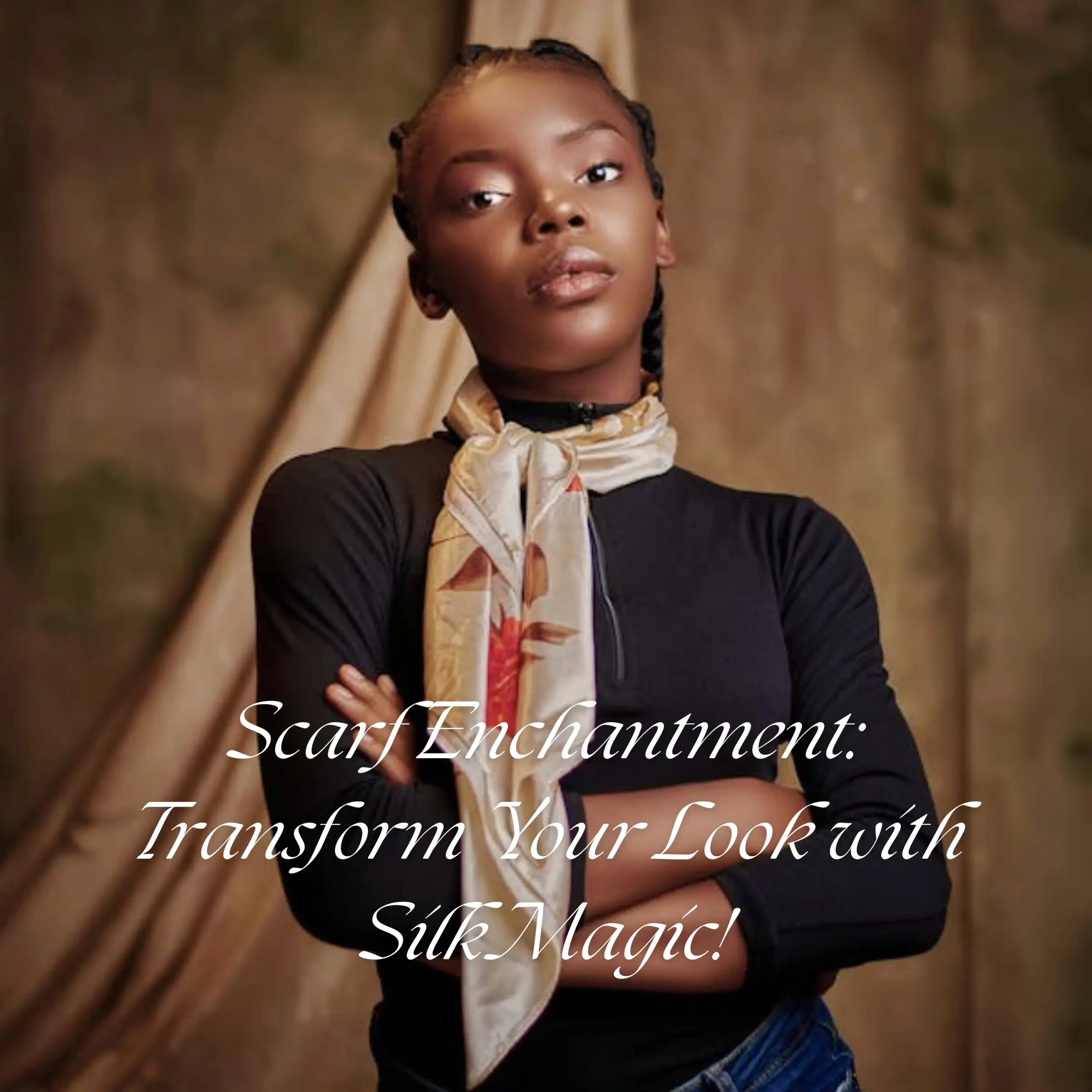 scarf enchantment transform your look with silk magic!