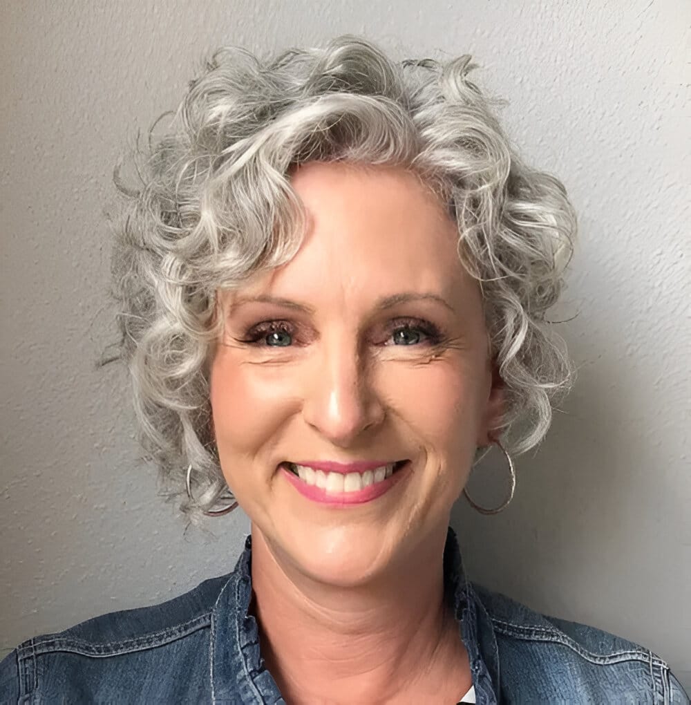 Pixie Bob With Silver Ringlets